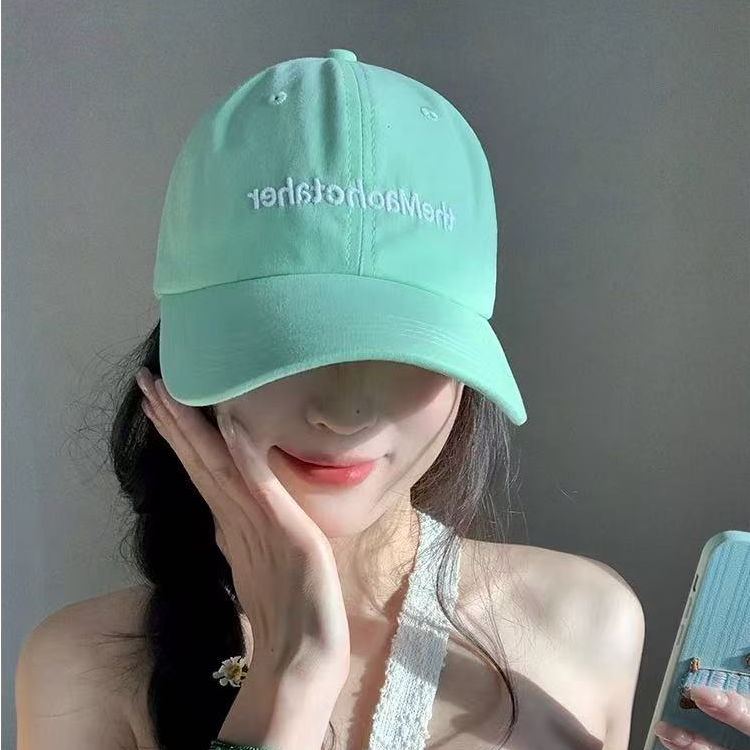 【出口原单】日韩多巴胺色棒球帽C009