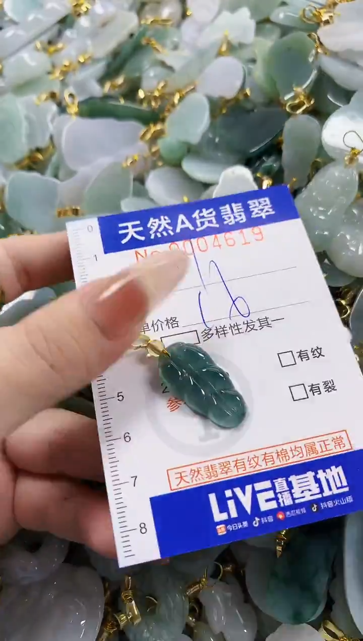 颈饰未镶嵌翡翠天然A货翡翠