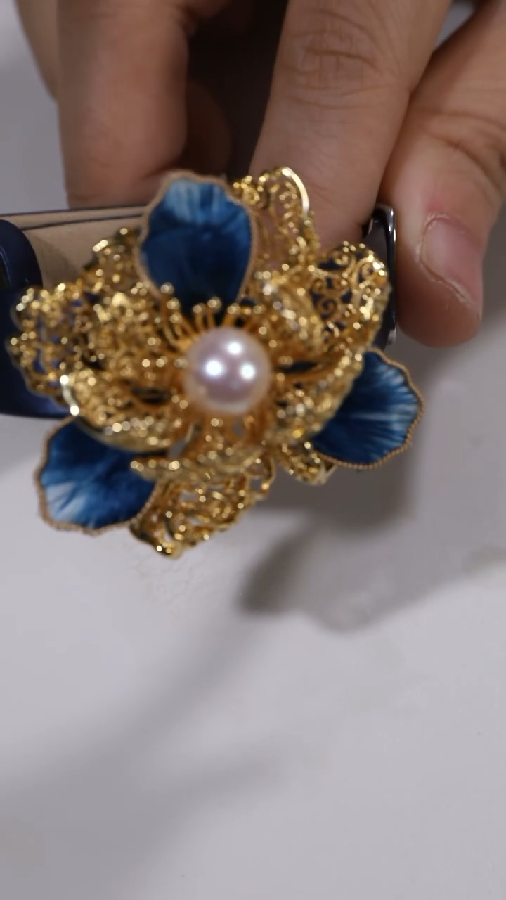 合金手链海水珍珠akoya手表款手链