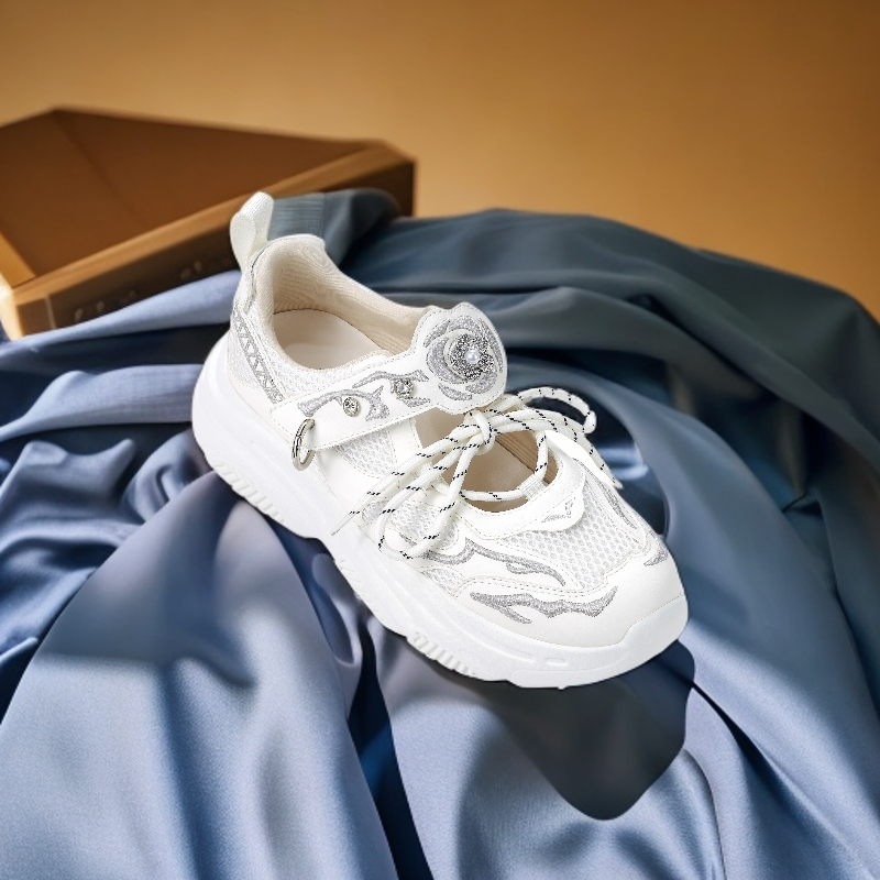 敏哥-Magic Garden 暗香玫瑰老爹鞋时尚网面厚底 MG253Q008