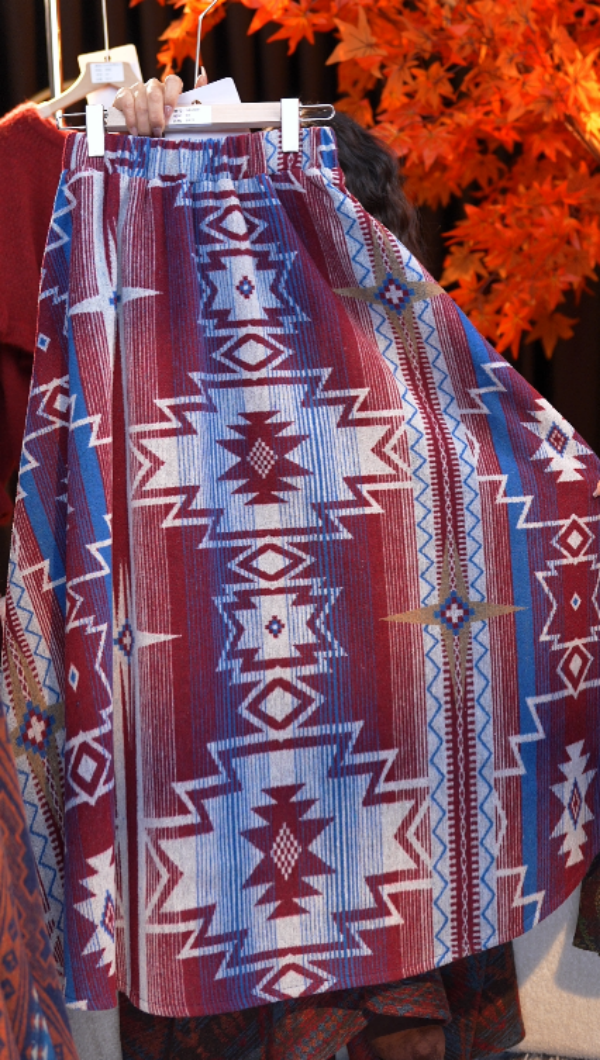 MJ288 秋冬季新款时尚百搭气质显瘦小众半身裙A字大摆裙