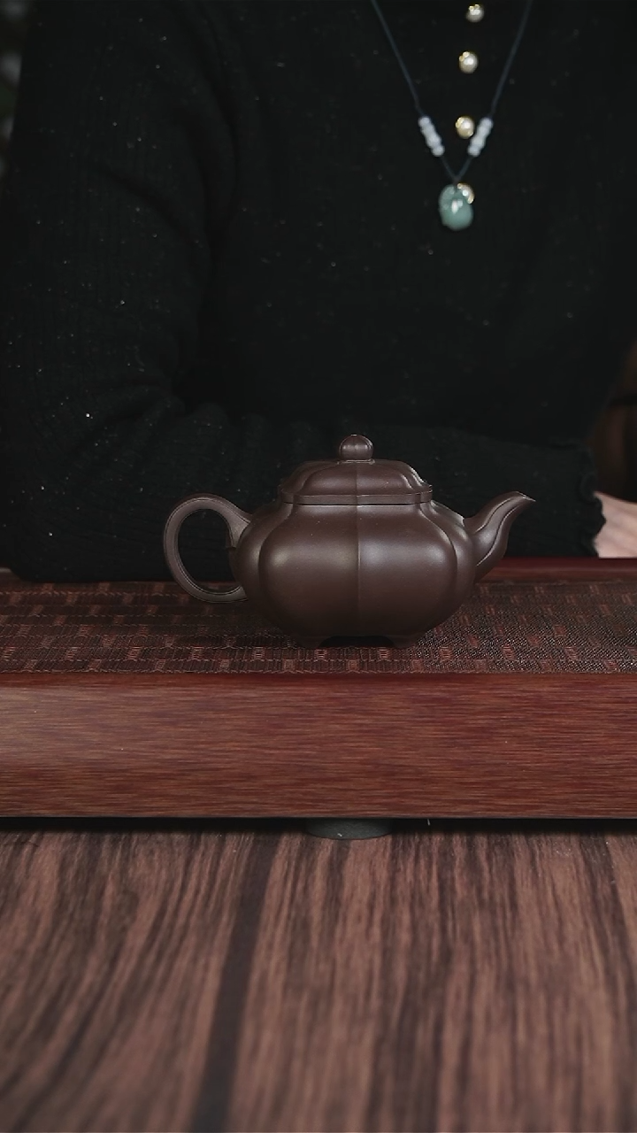 【闪购商品】紫砂茶壶筋纹  四方传儒