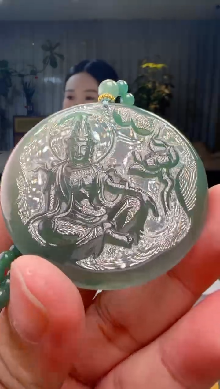 吊坠(赠链)未镶嵌翡翠ZM@@960Q3J18819T