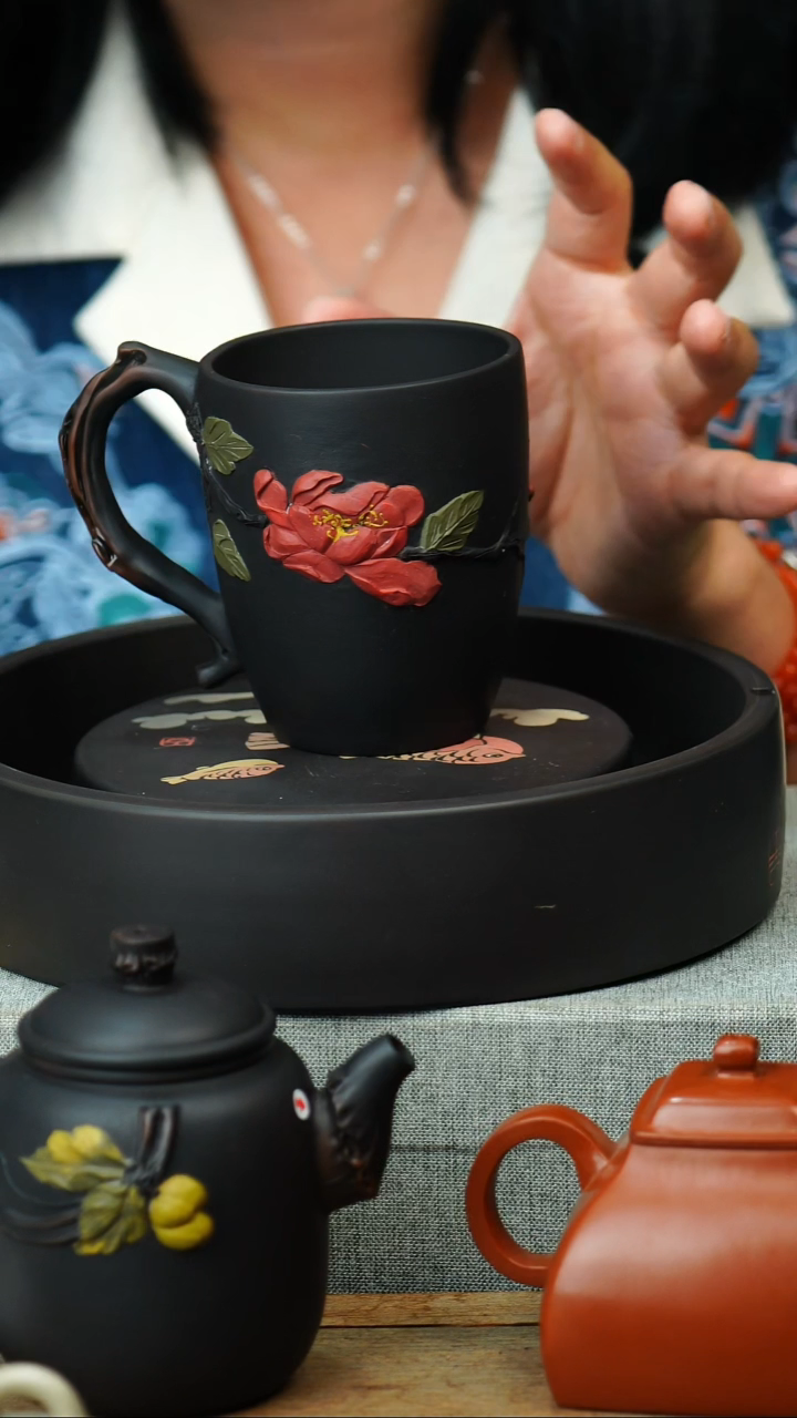 杯黄倩建水紫陶微瑕248