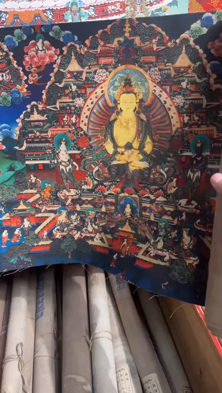 卷轴画卷轴画奥奥的唐卡