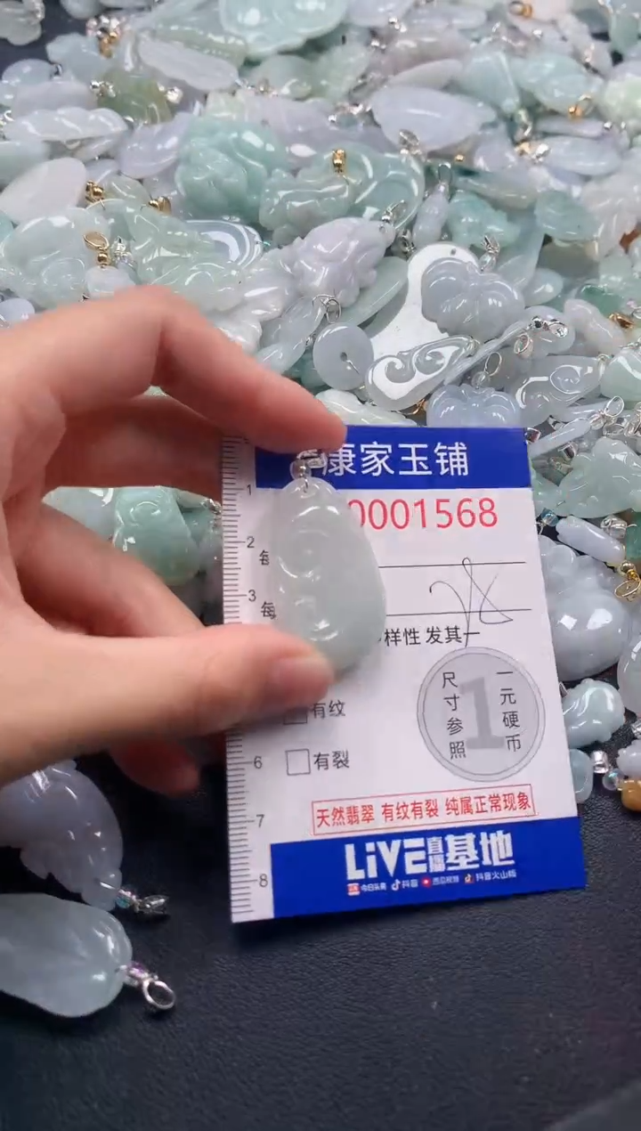 吊坠(不含链)未镶嵌翡翠1568