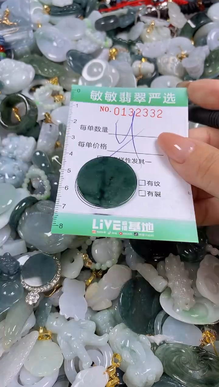 【闪购商品】翡翠颈饰未镶嵌闪购0132332多样性发其一