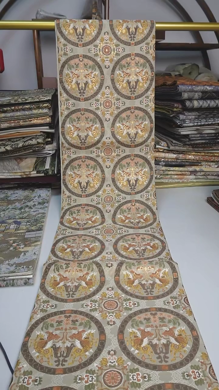 【闪购商品】织绣50西阵织六通狩猎纹