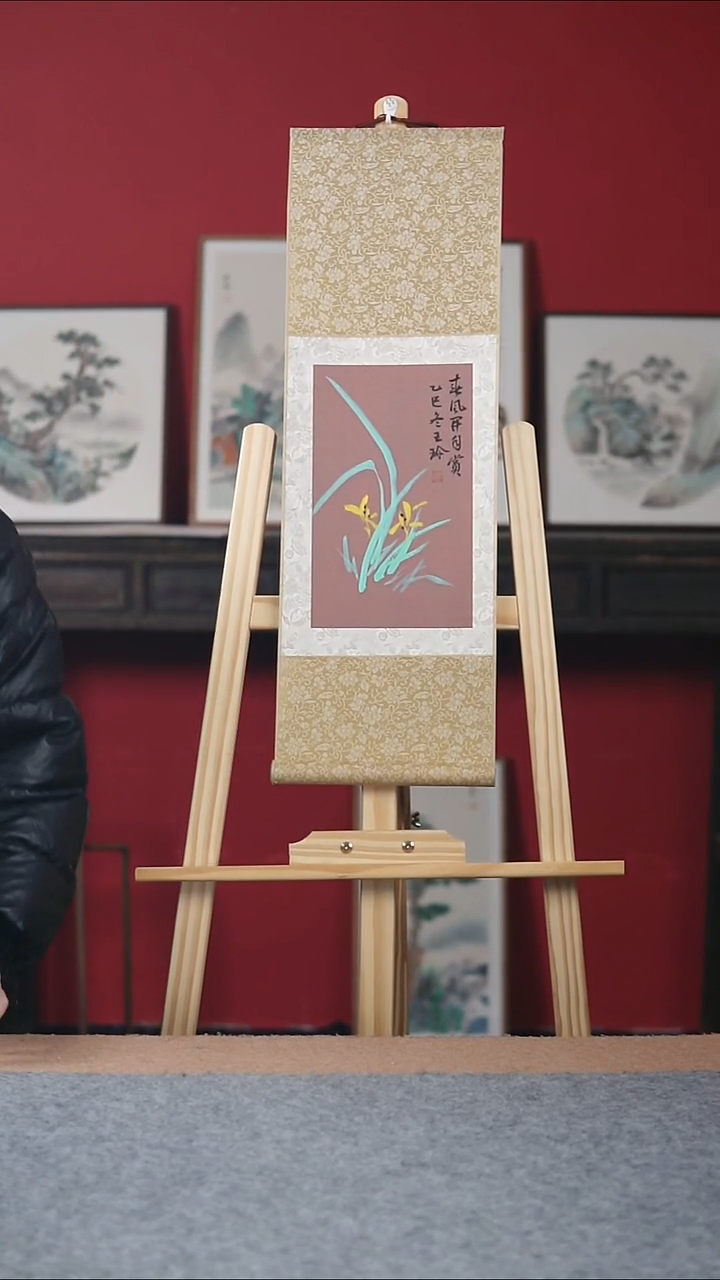 国画书协美协老师作品-23*70