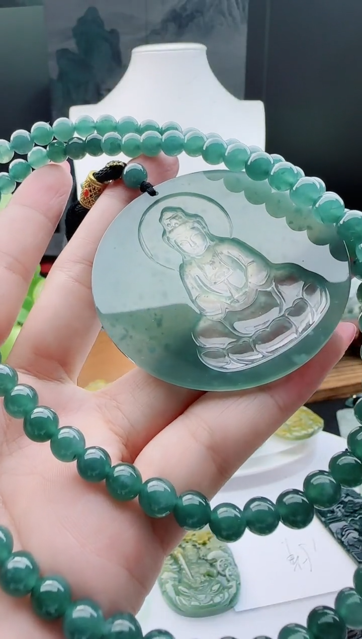 【闪购商品】翡翠颈饰未镶嵌多样性随机一件发货