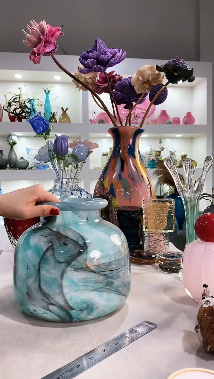 慕忆家手作琉璃花瓶