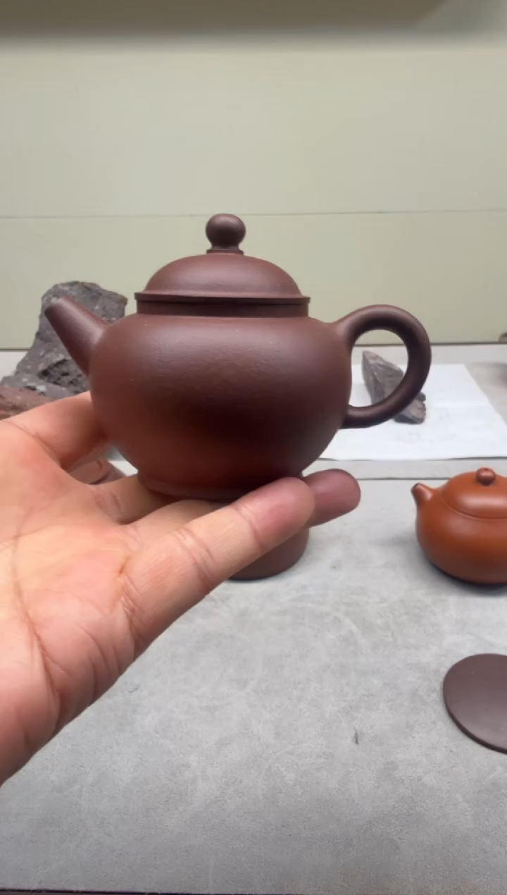 茶壶紫砂120CC四号井无添加底槽青半手小巨轮
