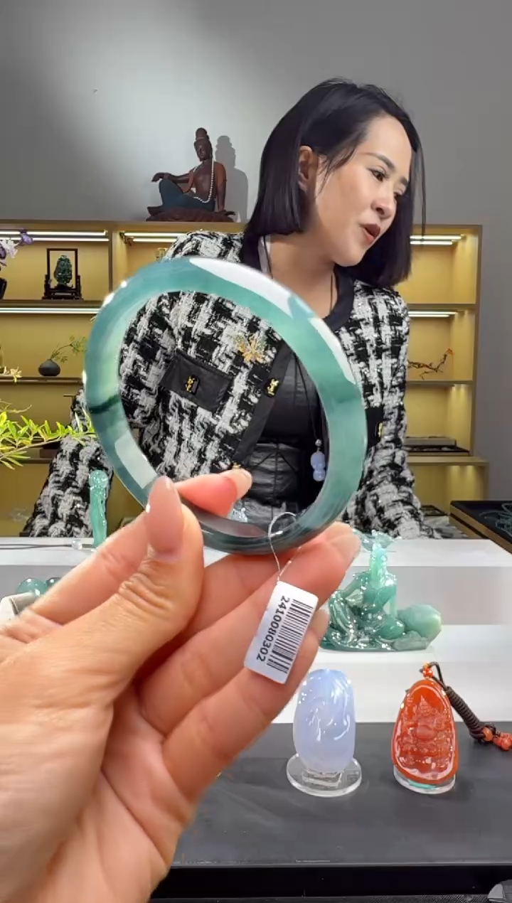 未镶嵌手镯翡翠60.5圈