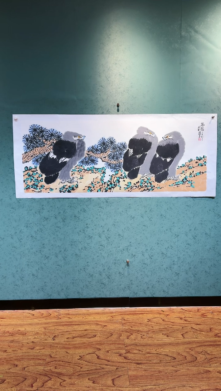 【闪购商品】国画孙桂国老师字画，带亲笔合影证书14-52