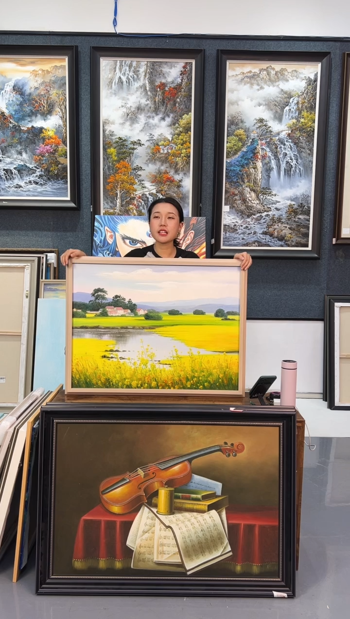 【闪购商品】油画119号手绘油画80*60-花卉