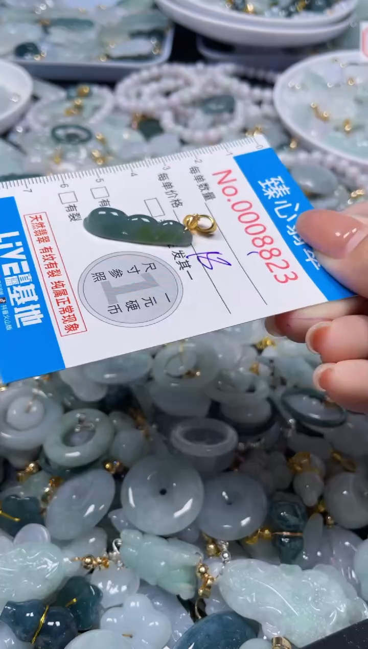 吊坠(不含链)未镶嵌翡翠8823