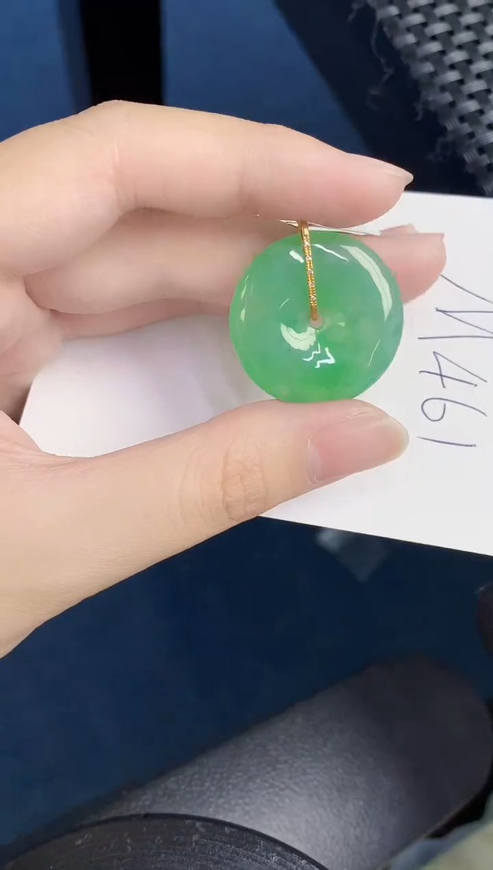 【闪购商品】翡翠颈饰18K金镶嵌000000000