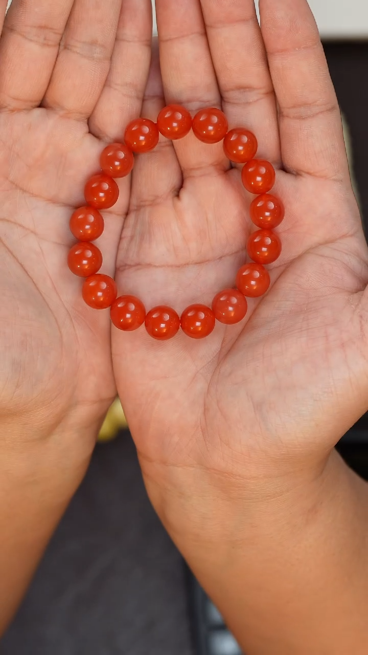 【闪购商品】南红玛瑙手串未镶嵌南红手串