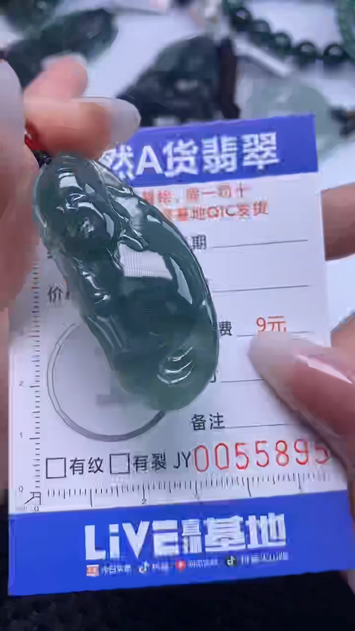 【闪购商品】翡翠颈饰未镶嵌A货翡翠5895