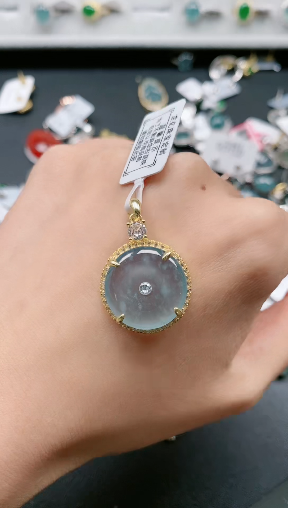 【闪购商品】翡翠戒指银S925镶嵌11111111