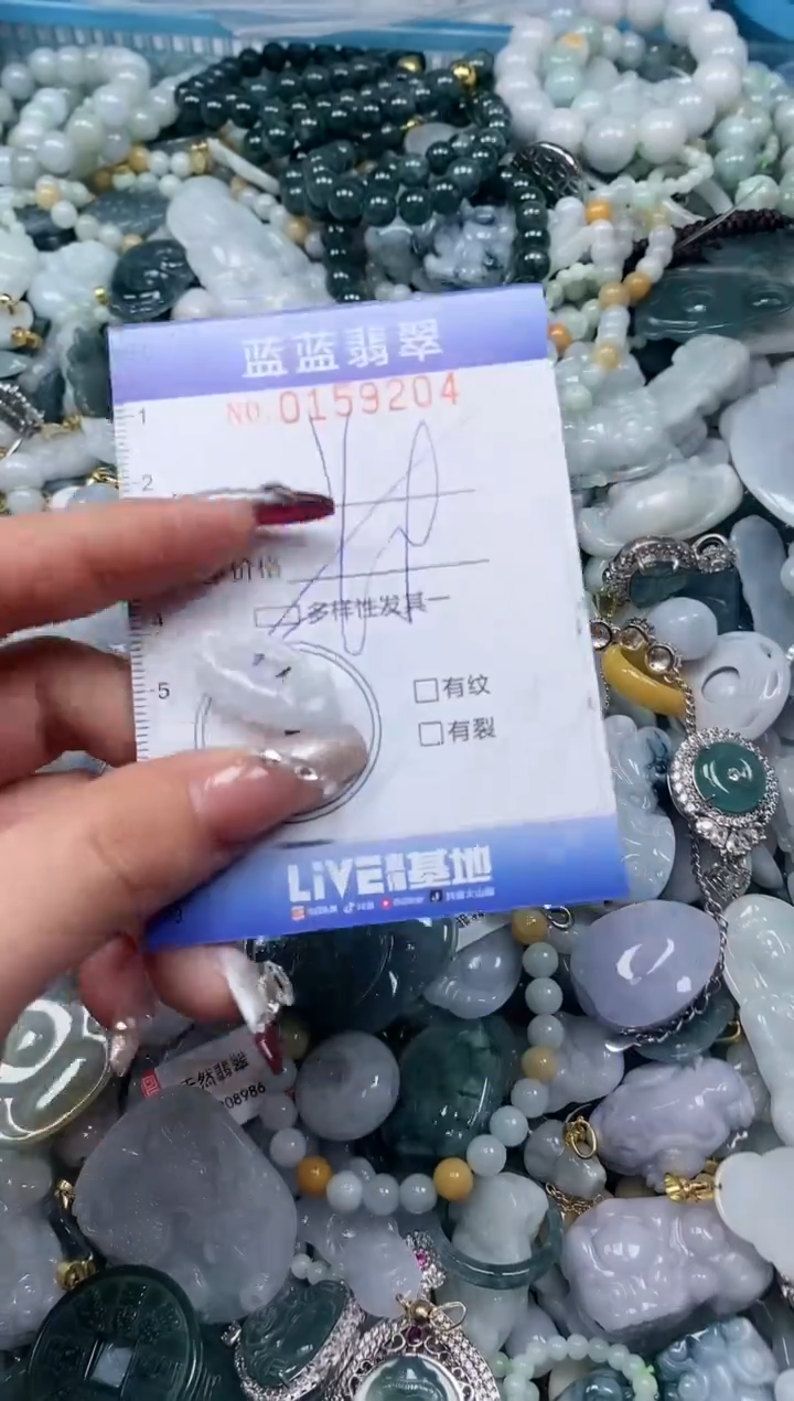 【闪购商品】翡翠颈饰未镶嵌闪购0159204多样性发其一