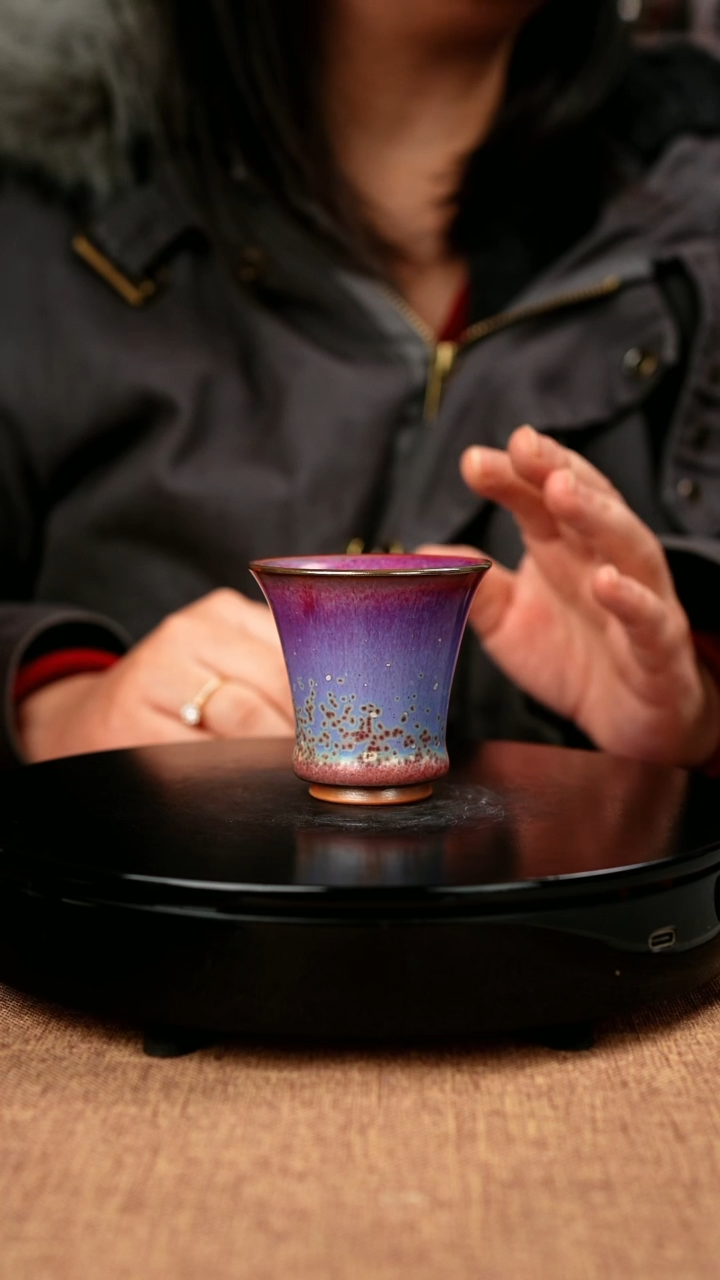 【闪购商品】563#一级品原矿钧瓷炉钧釉闻香杯