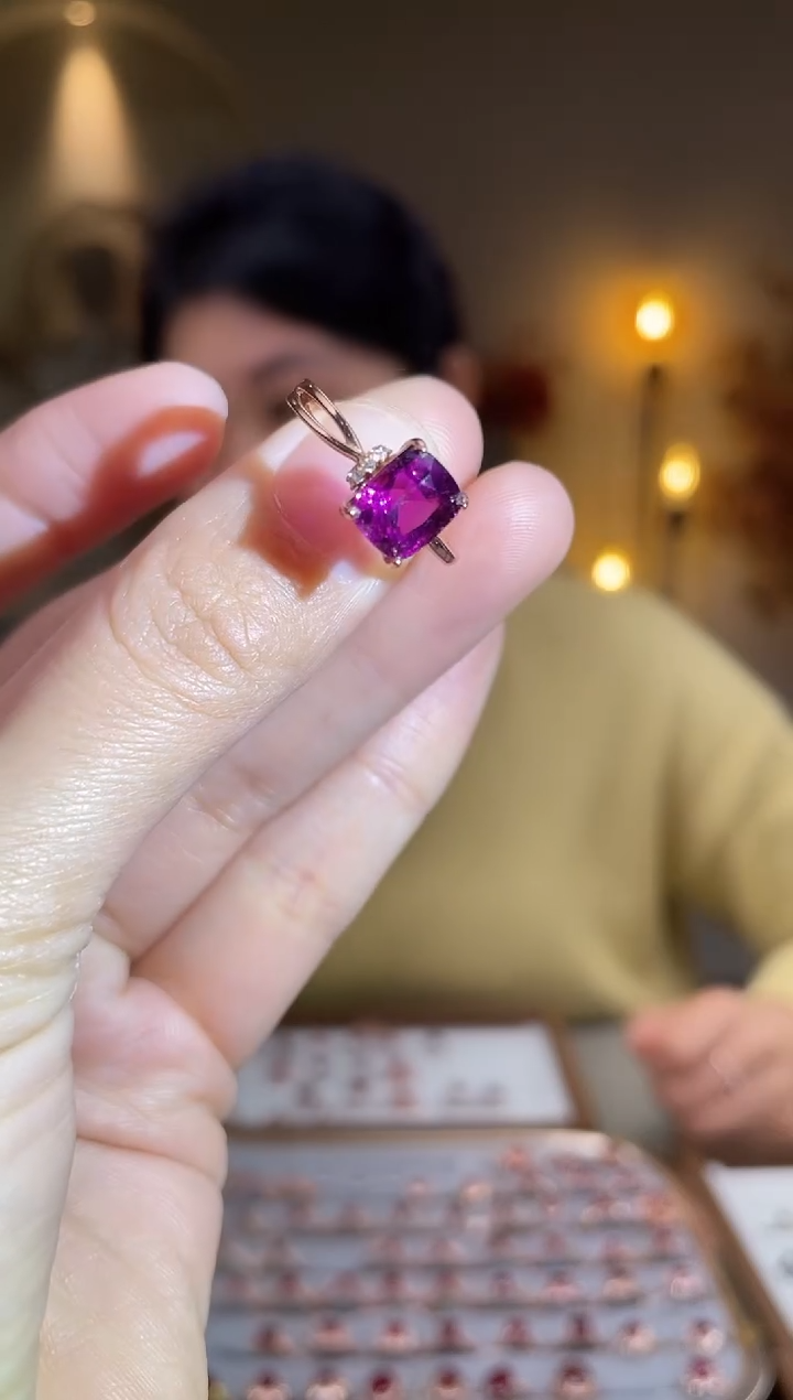 银S925镶嵌手饰碧玺手饰