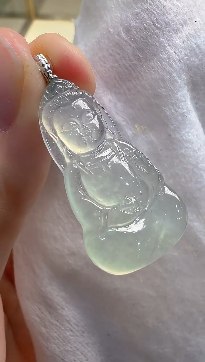 【闪购商品】翡翠吊坠(不含链)18K金镶嵌多样性发货拍一发一