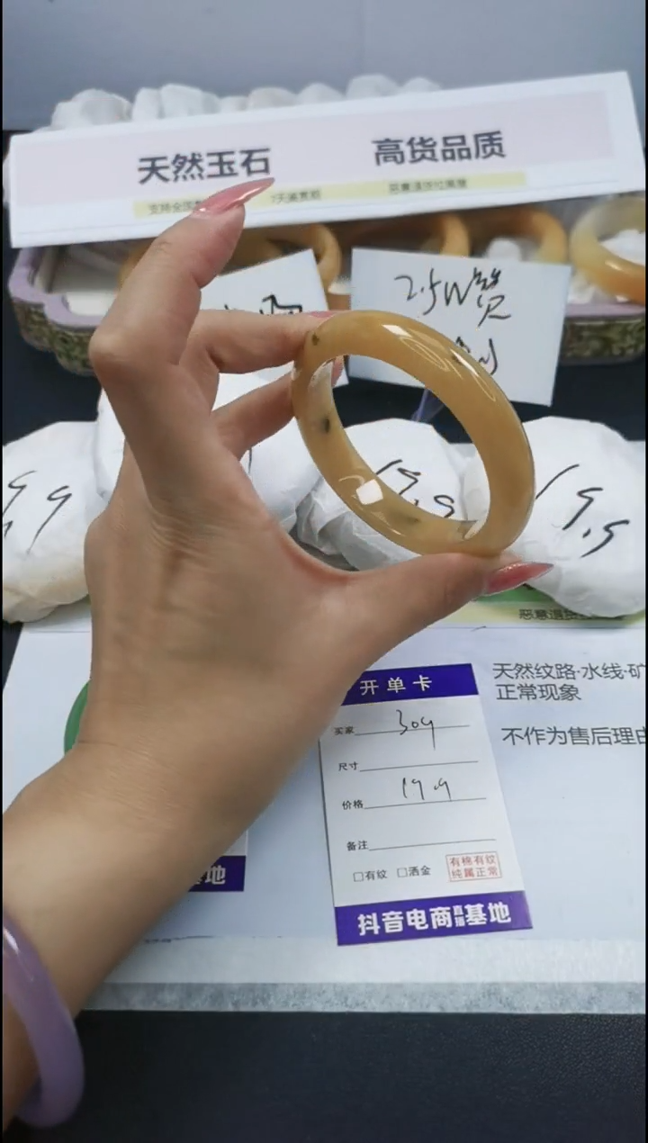 【闪购商品】石英质玉手镯合金309/62.1