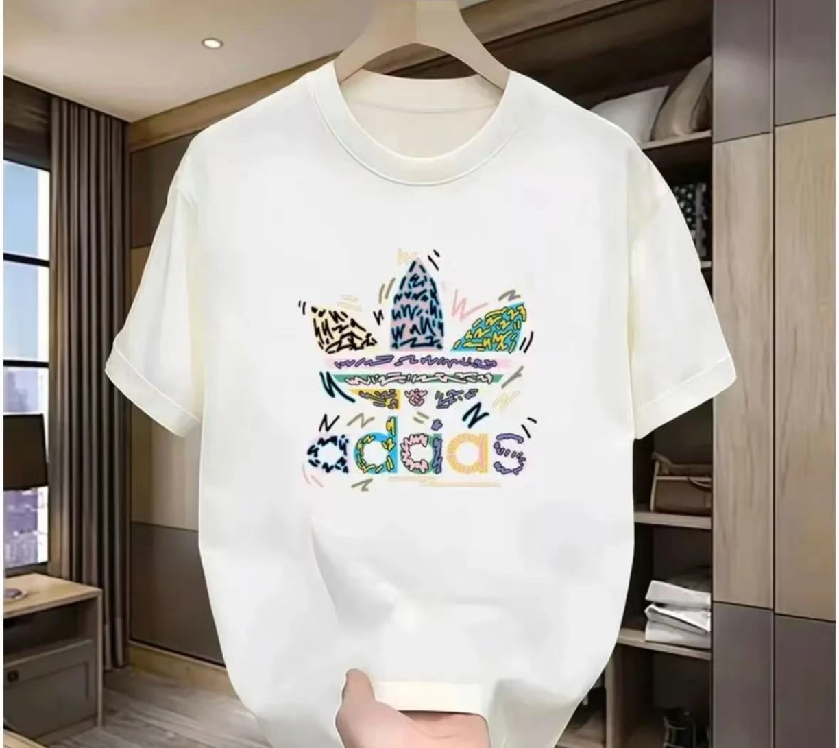 【一折粉丝福利】潮牌男女同款圆领短袖夏季韩版男士夏季卡通T恤百