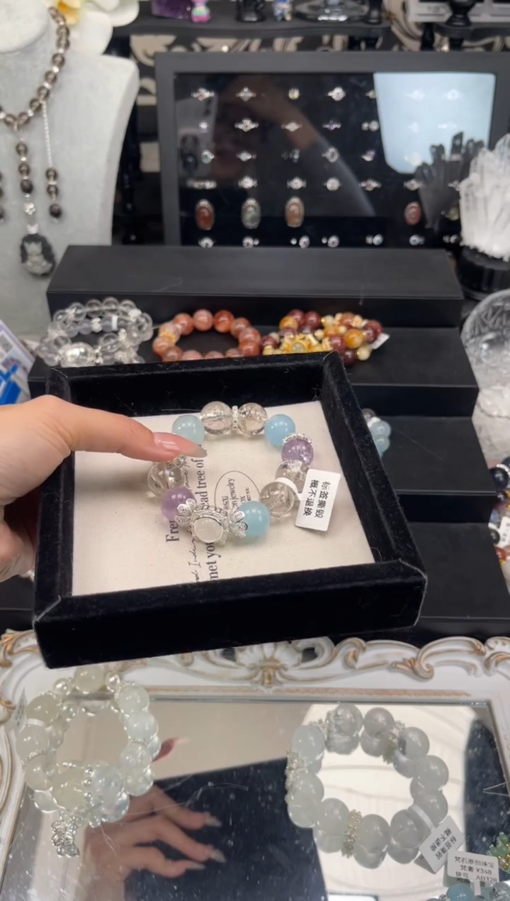 【闪购商品】水晶手链未镶嵌天然水晶 多样性发货