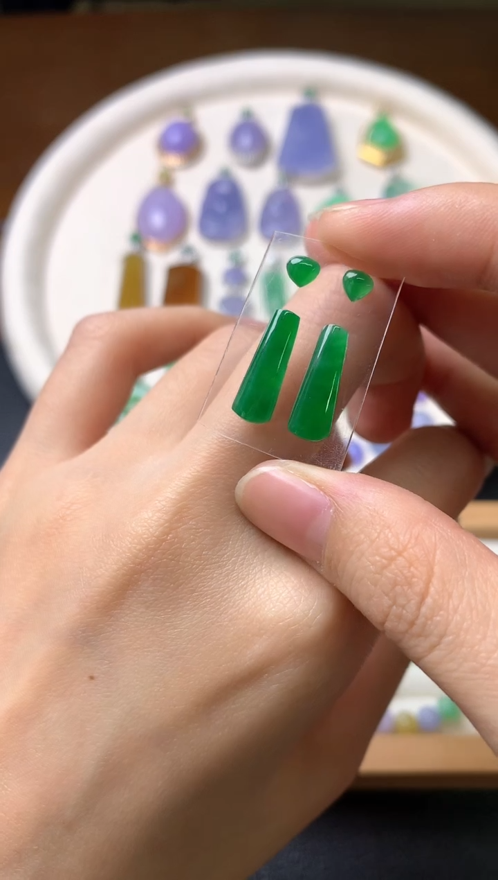 【闪购商品】定制翡翠未镶嵌裸石（镶嵌定制）