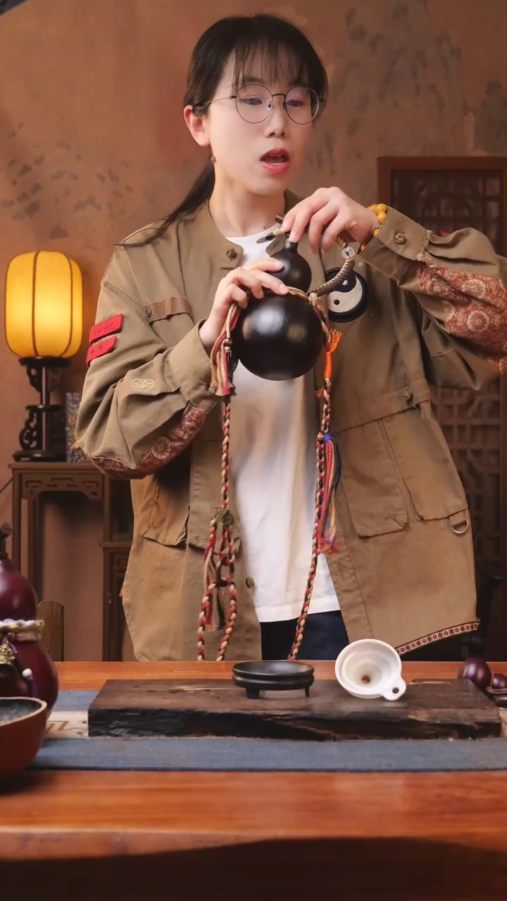 【闪购商品】80号精品大漆葫芦防腐防渗装水茶酒