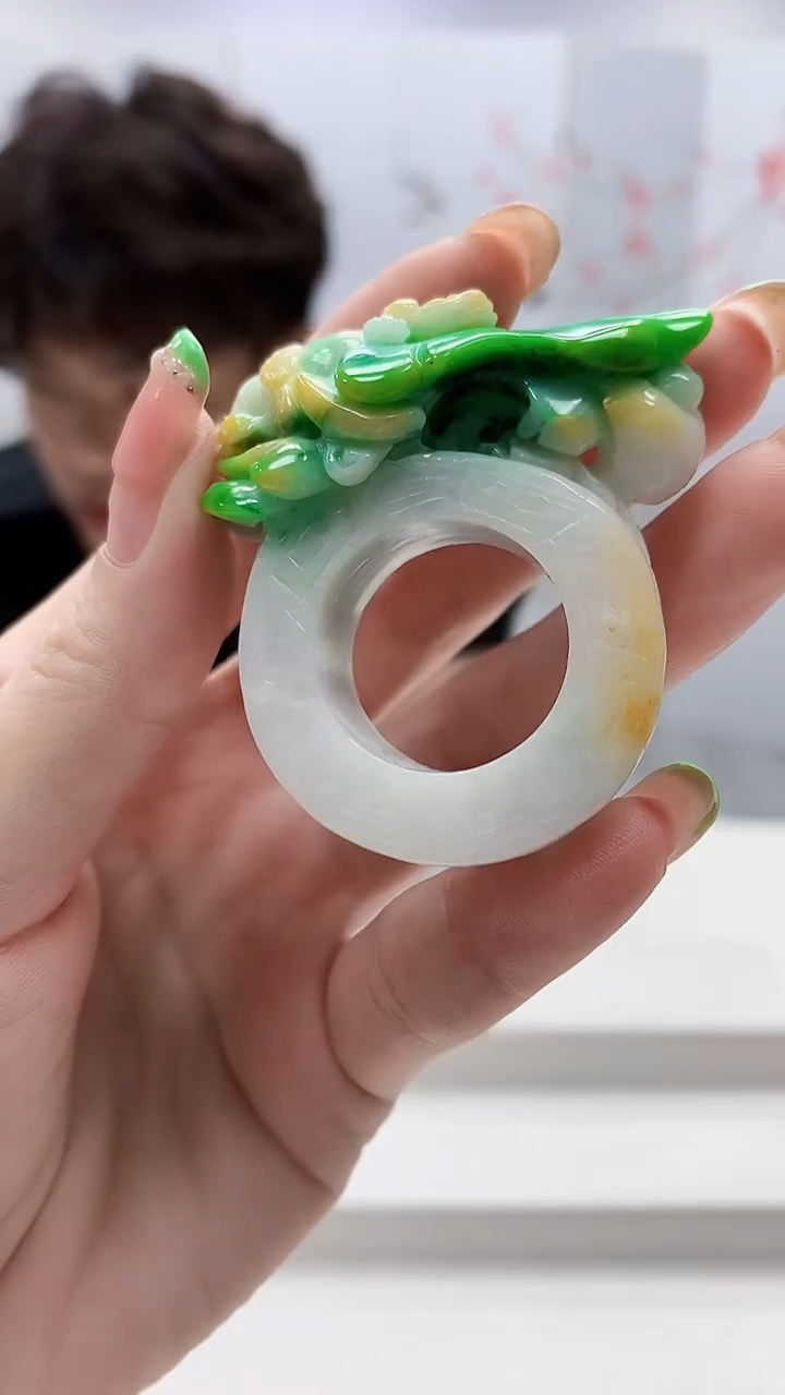 未镶嵌定制翡翠5145ry-毛货挂件26