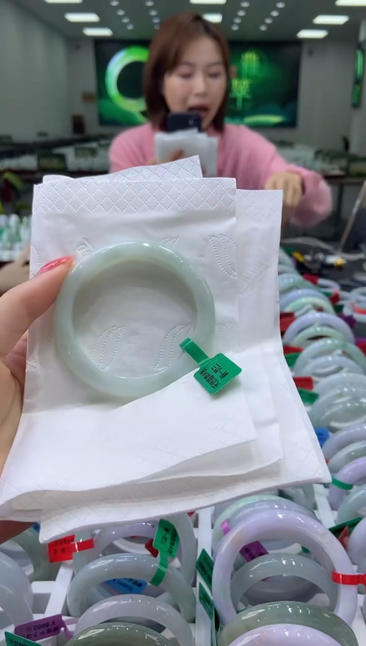 未镶嵌手镯翡翠0055678