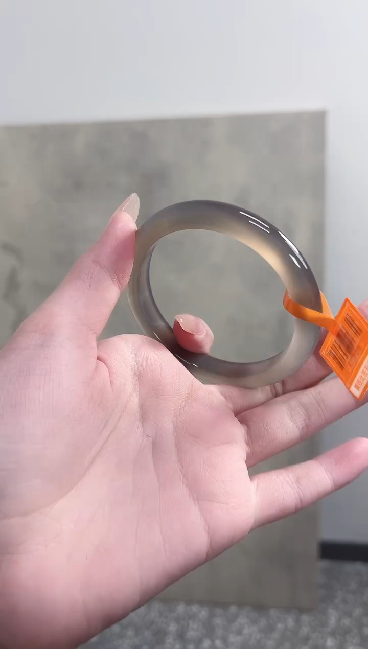 【闪购商品】玛瑙/玉髓手镯未镶嵌56圈