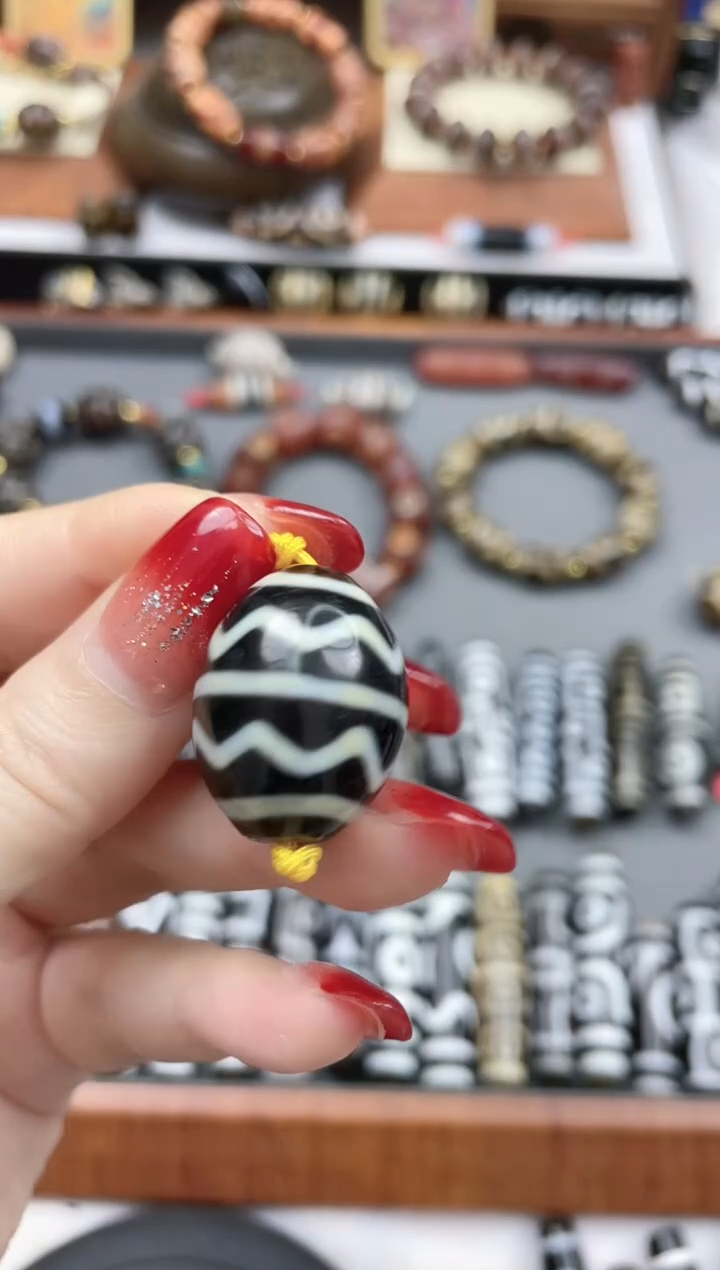 【闪购商品】玛瑙/玉髓珠珠未镶嵌全手工达洛水纹