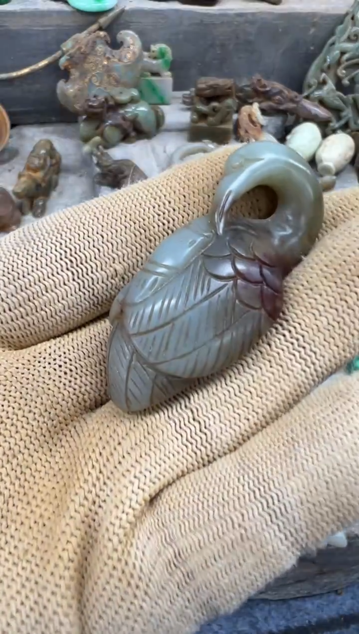 未镶嵌和田玉（糖玉）挂件11111