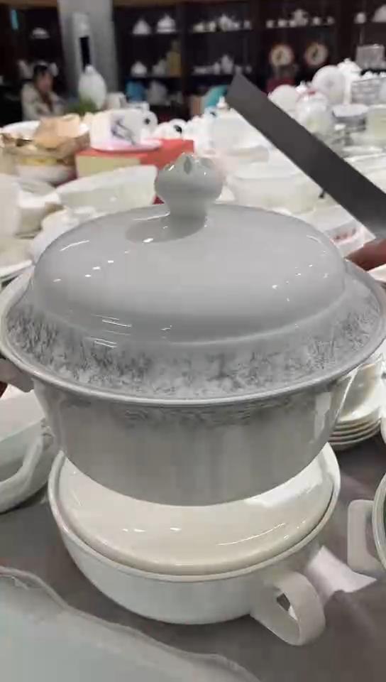 瓷品锅1个隆达骨瓷