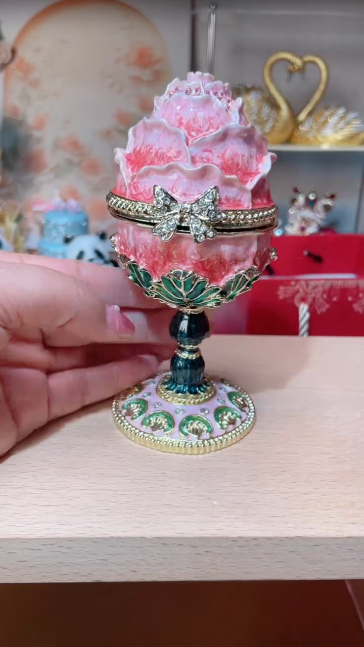 【闪购商品】易尚宝珐琅彩首饰盒