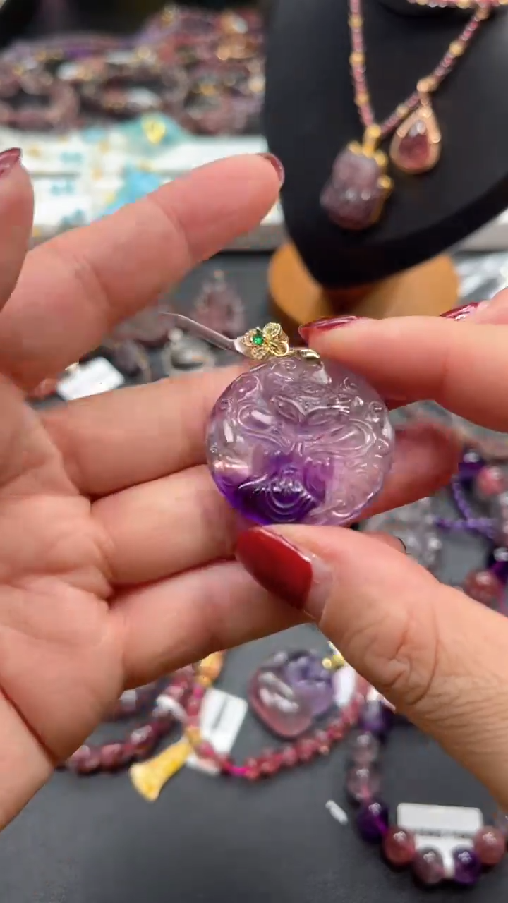 【闪购商品】水晶颈饰未镶嵌【百晶灵儿】天然定制款