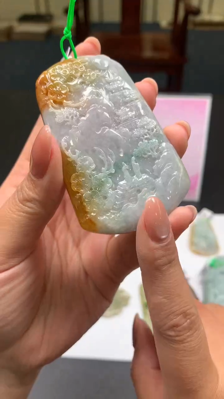 【闪购商品】定制翡翠未镶嵌不退不换CMH1件-A
