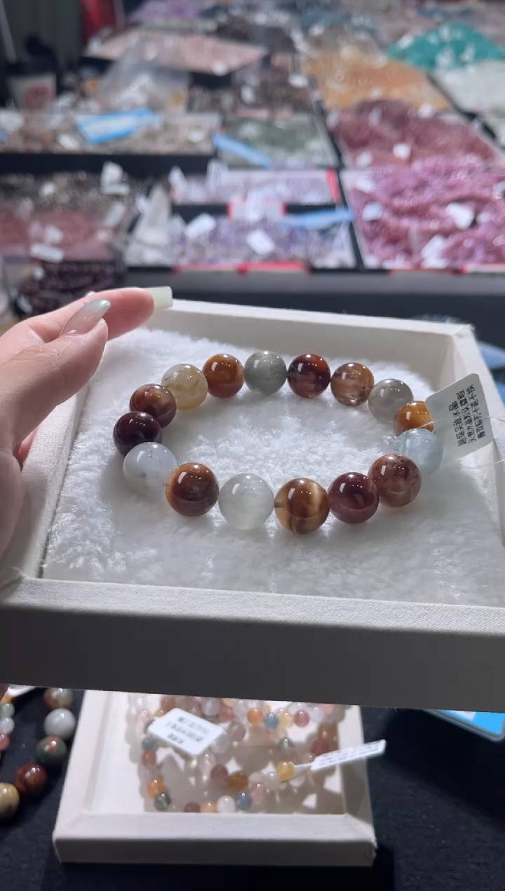 未镶嵌手链水晶411号多样性发一I  13+