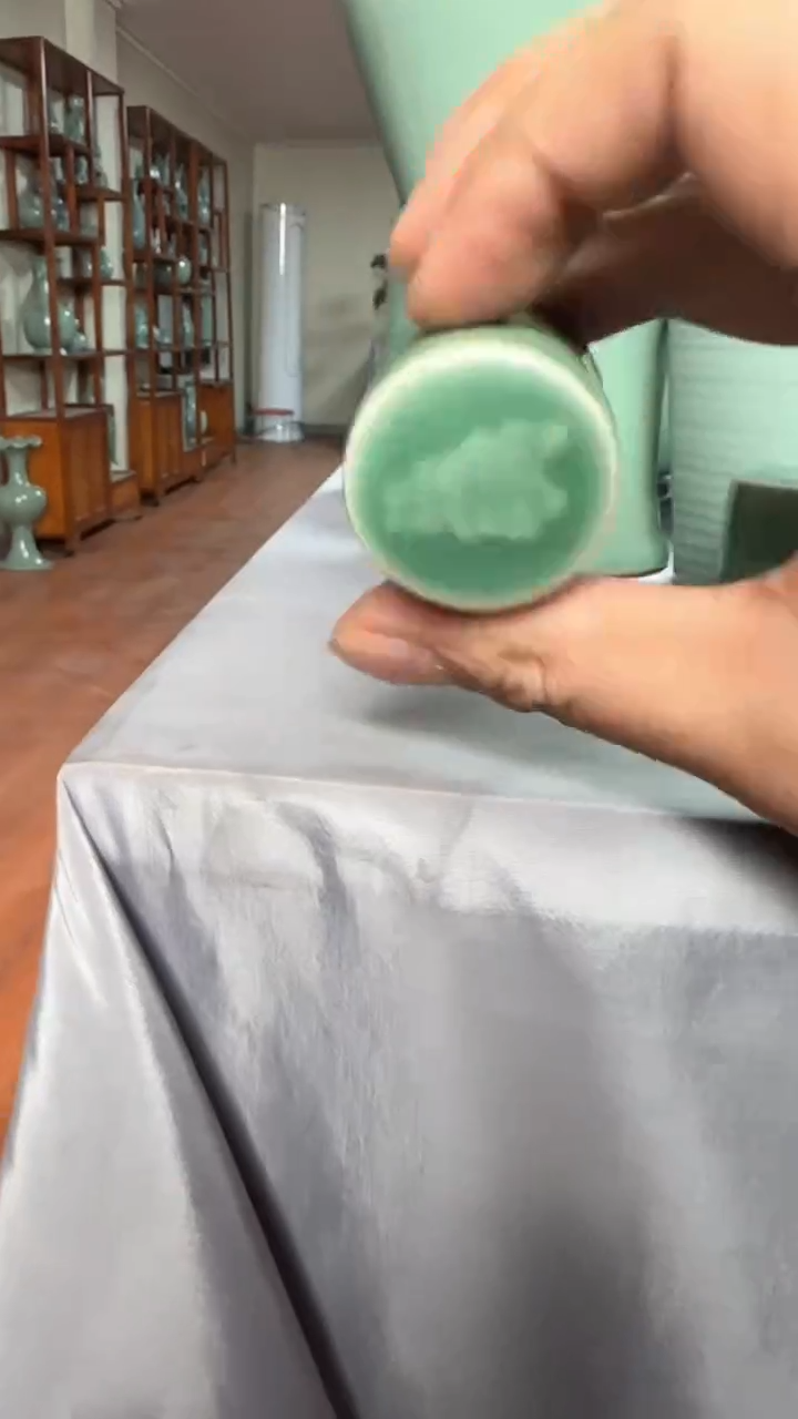 摆件汝瓷仿古盖置摆件