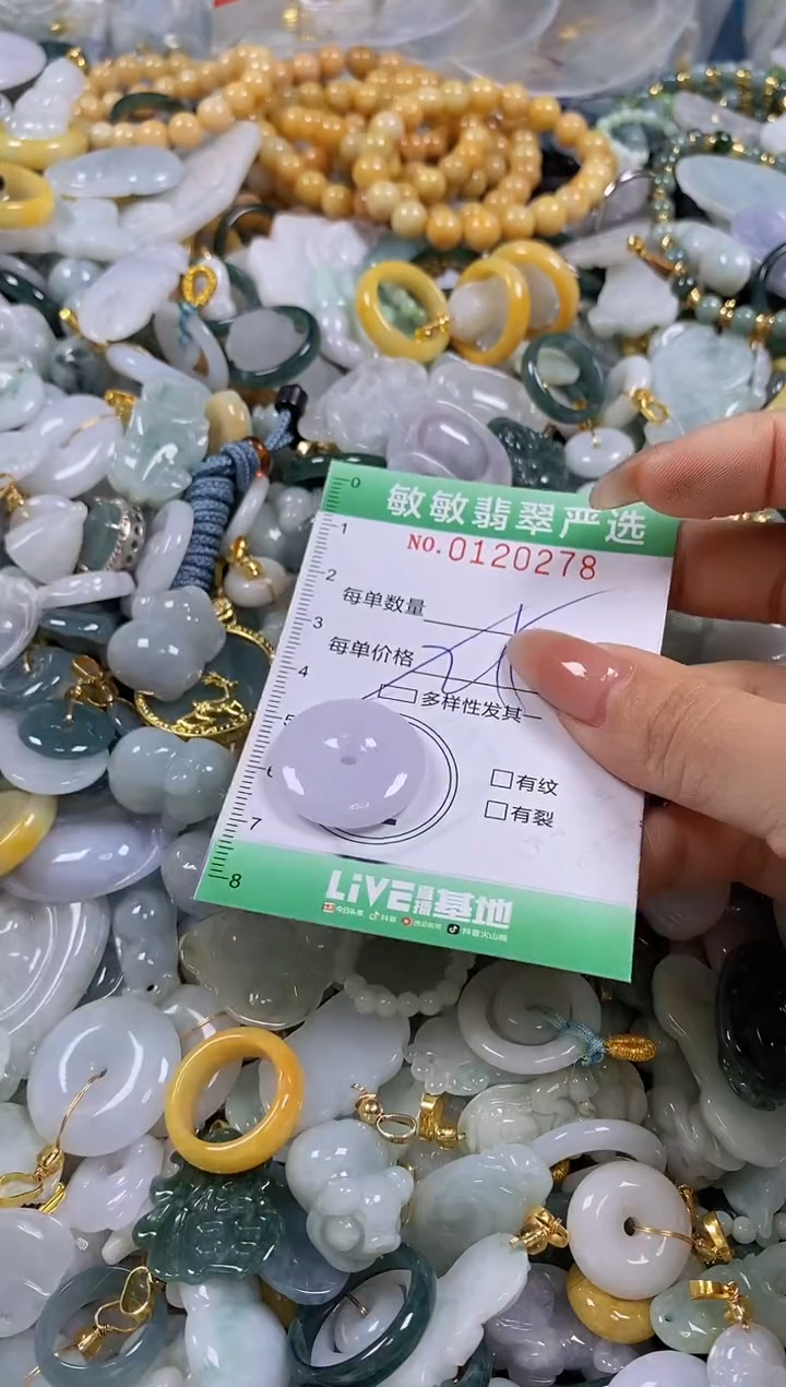 【闪购商品】翡翠颈饰未镶嵌闪购0120278多样性发其一