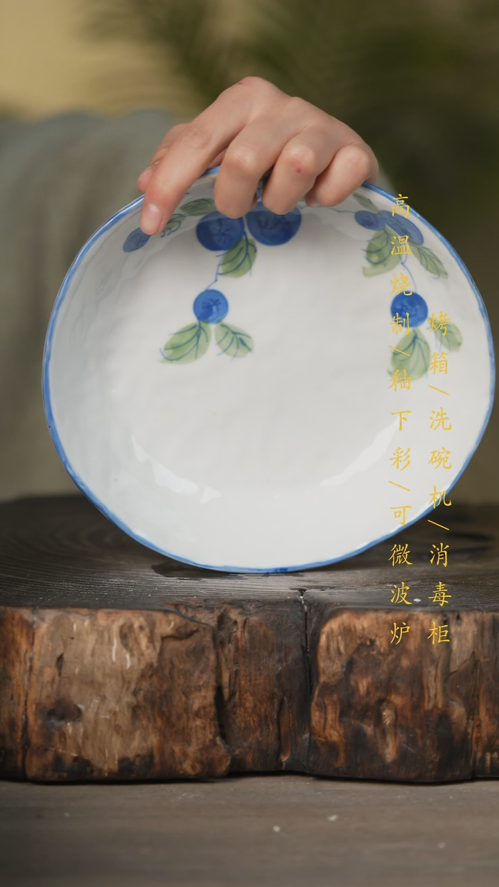 【闪购商品】瓷片景德镇高温釉下彩可微波烤箱洗碗机