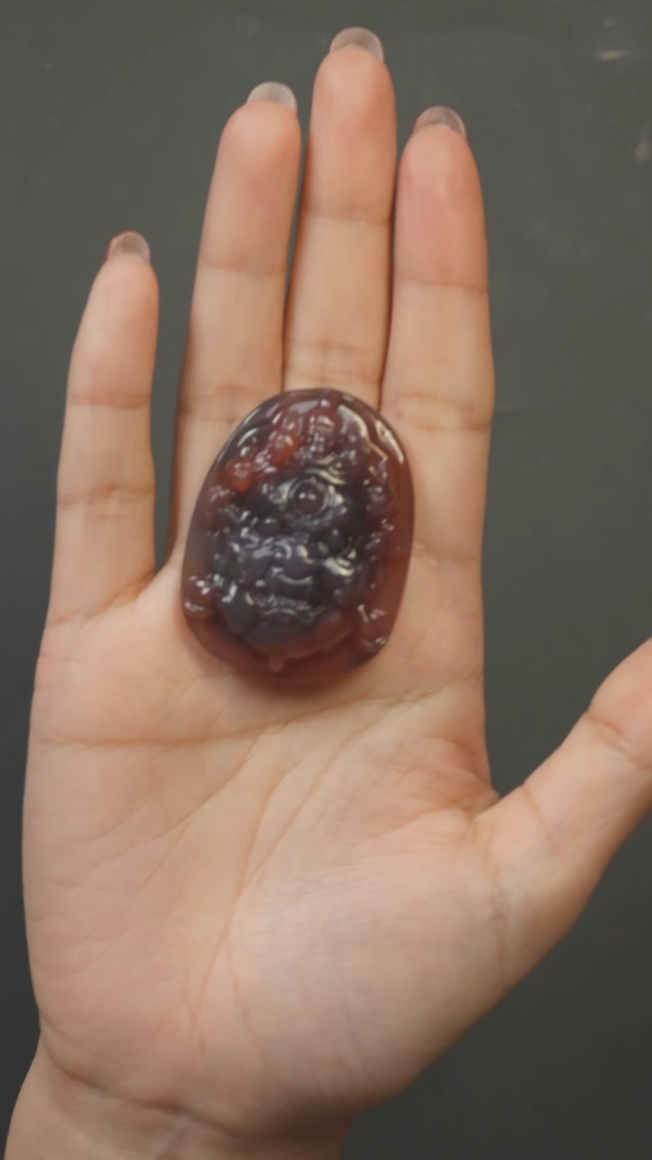 【闪购商品】玛瑙/玉髓笔搁未镶嵌NH0122-34