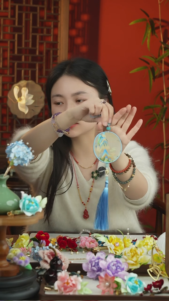 刺绣闪购纯手工非遗国风饰品