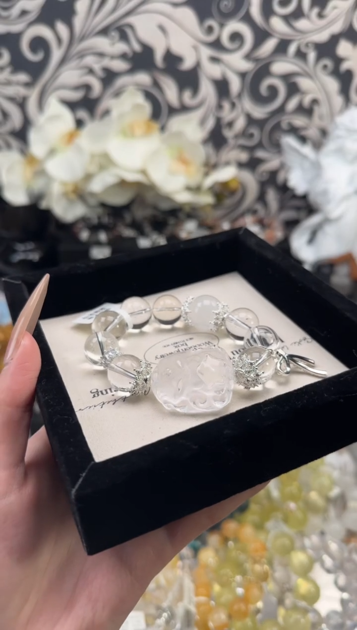 【闪购商品】水晶手链未镶嵌天然水晶 多样性发货