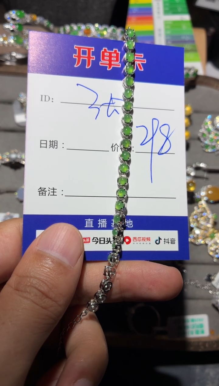 颈饰银S925镶嵌翡翠张*柔 张知柔